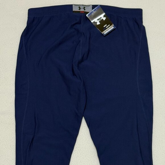 NWT Under Armour Men's ColdGear Compression Leggings - Navy Blue - Size XXL - Picture 5 of 7